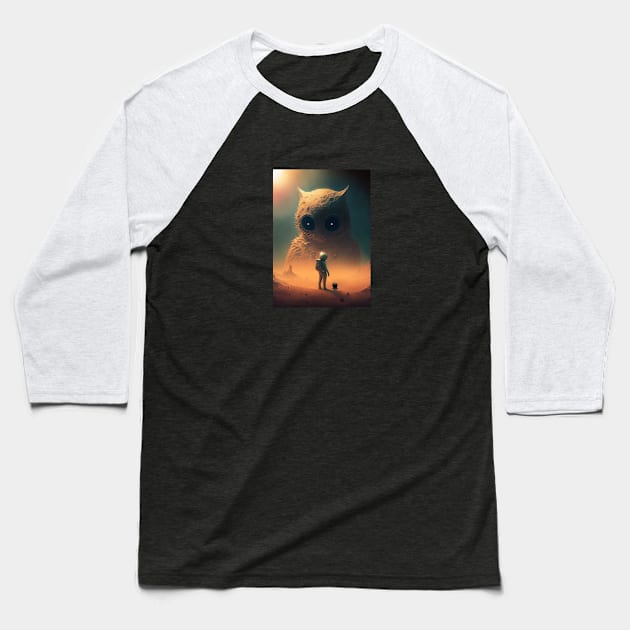 Glory To The Darkness Baseball T-Shirt by Wirrr4U